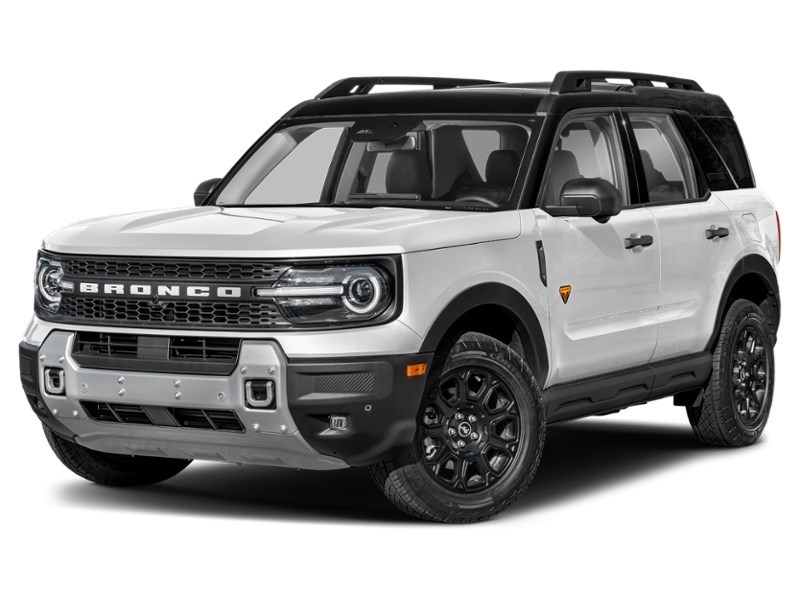 2026 Ford Bronco Sport Badlands 4x4 Space White Metallic  Shot 4