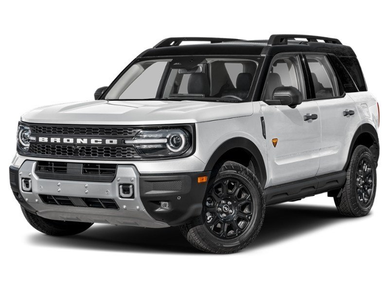 2026 Ford Bronco Sport Badlands 4x4 Space White Metallic  Shot 1