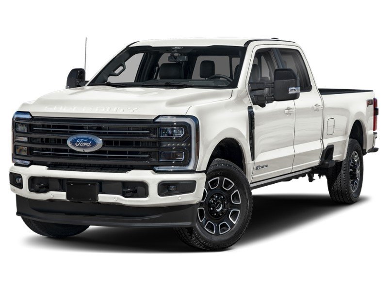 2027 Ford F-350 Platinum 4WD Crew Cab 8' Box Star White Metallic Tri-Coat  Shot 1