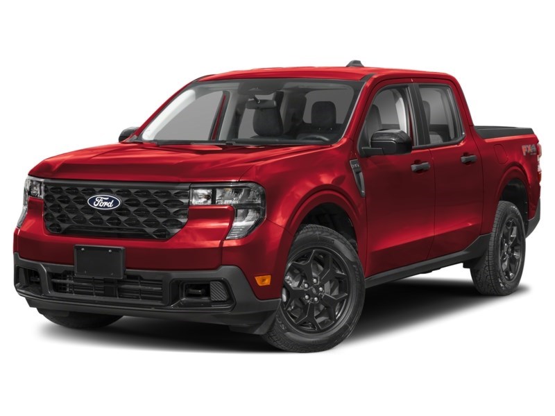 2026 Ford Maverick XLT AWD SuperCrew Ruby Red Metallic Tinted Clearcoat  Shot 4