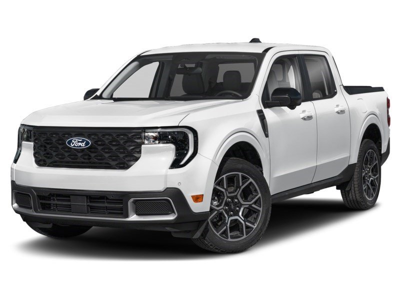 2026 Ford Maverick LARIAT AWD SuperCrew Space White Metallic  Shot 4