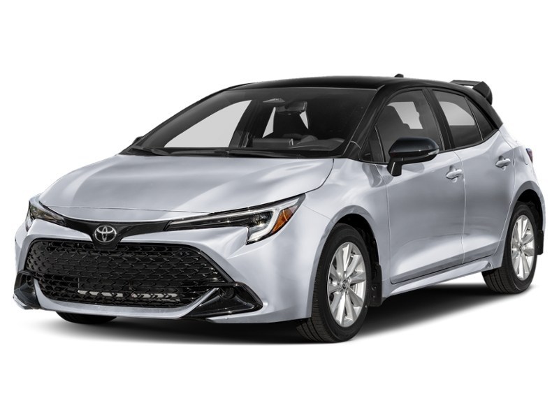 2027 Toyota Corolla Hatchback CVT Classic Silver Metallic w/Black Roof  Shot 7