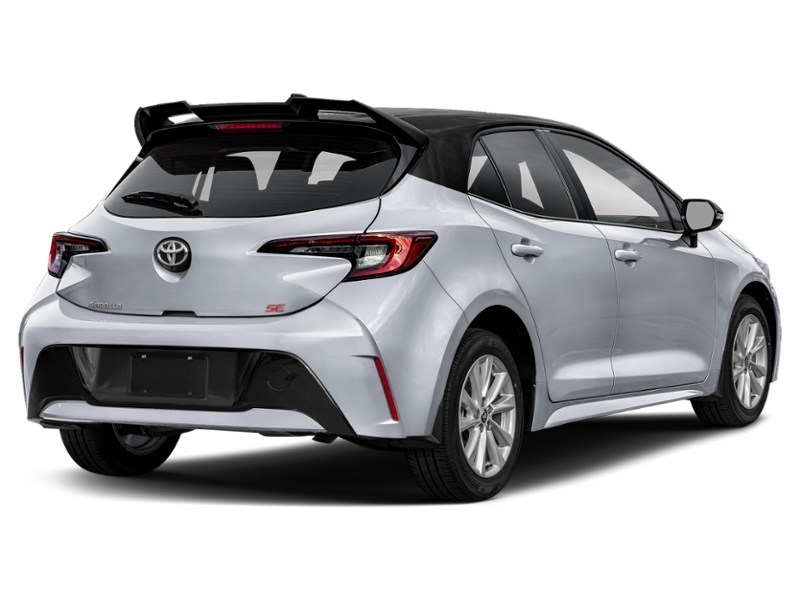 2027 Toyota Corolla Hatchback CVT Classic Silver Metallic w/Black Roof  Shot 8