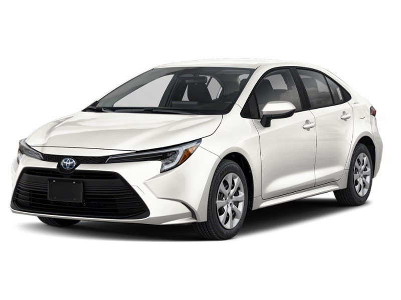 2026 Toyota Corolla Hybrid Hybrid LE CVT AWD White  Shot 4