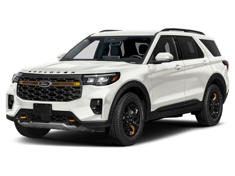 2026 Ford Explorer Tremor 4WD Star White Metallic Tri-Coat  Shot 1